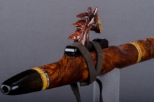 Honduran Rosewood Burl Native American Flute, Minor, Mid A-4, #J42F (0)